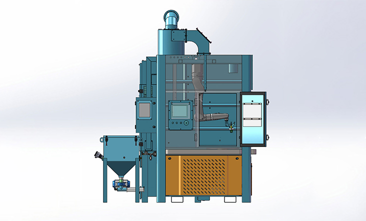 Máquina de chorro de arena robótica PT-DMRT-1616A