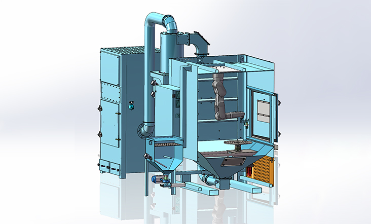 Máquina de chorro de arena robótica PT-DMRT-1616A