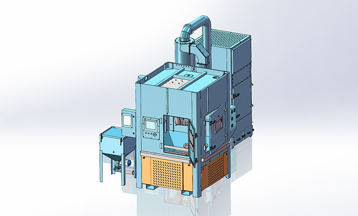 Máquina de chorro de arena robótica PT-DMRT-1616A