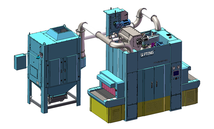 PT-DXL-0625-12A Máquina de Chorro de Arena con Transportador Inteligente 